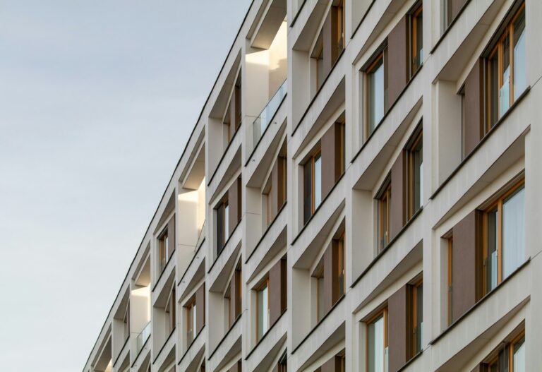 Modern commercial office building exterior